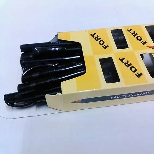 FORT Stick Ballpoint Pen 20 pieces, Black,(Pack of 1)